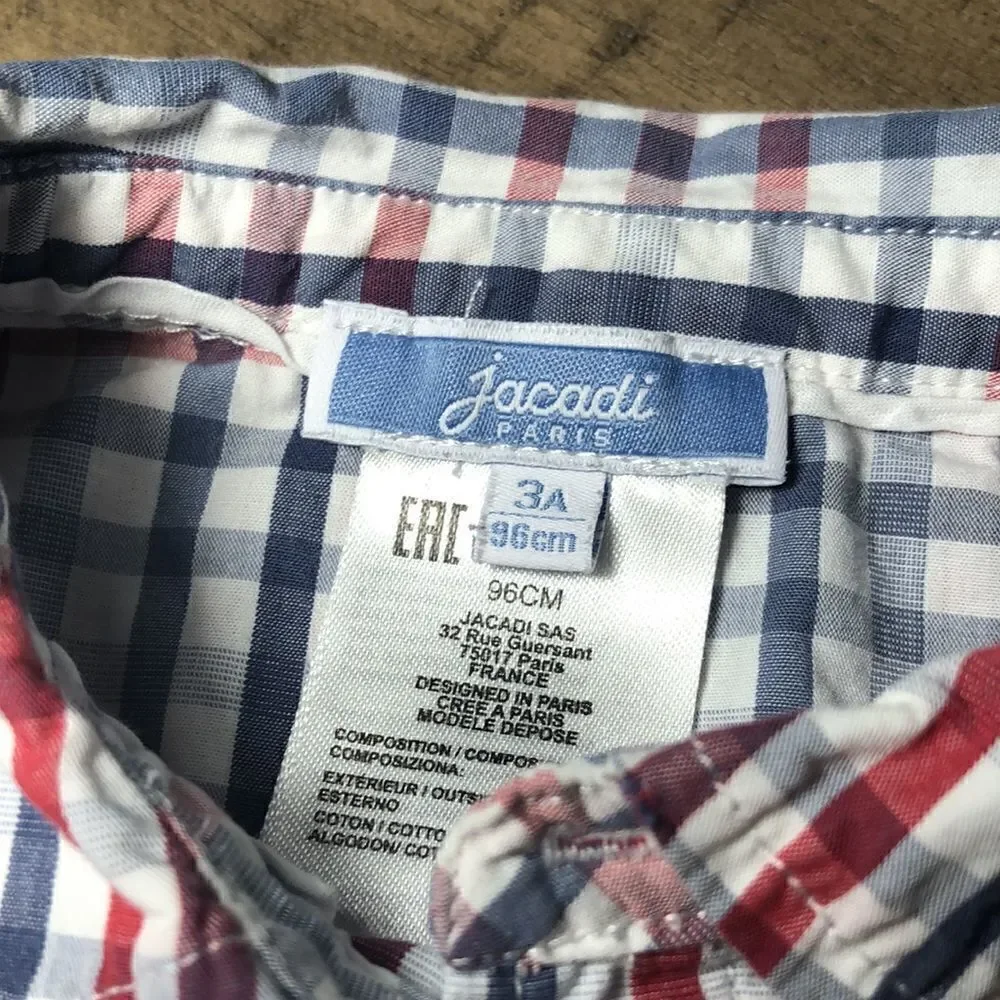 Jacadi Paris Nautical Child Outfit 🇫🇷 Shirts 36 mos. 96cm Jeans 24 mos. 88cm